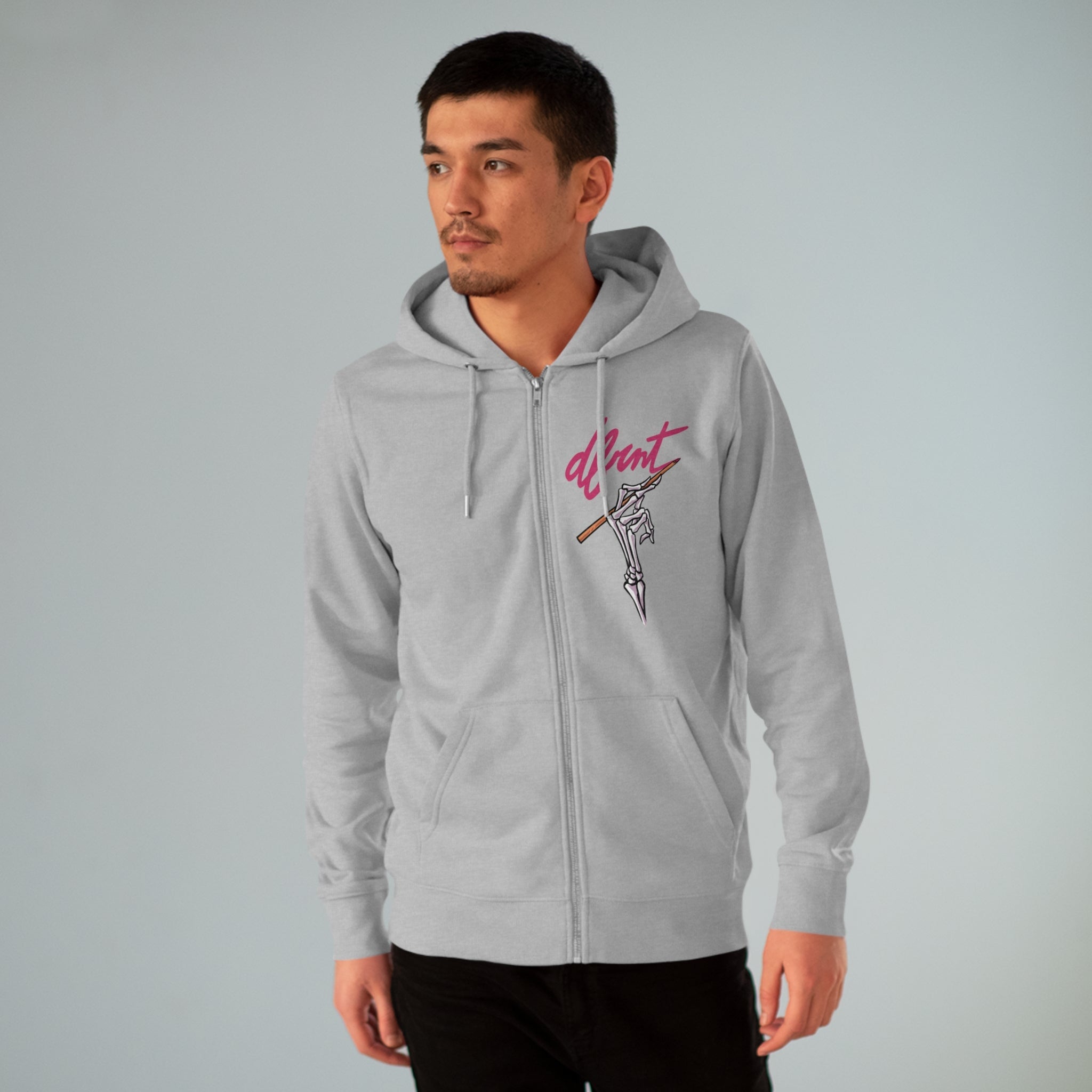 MAKEOVER | mens zip hoodie