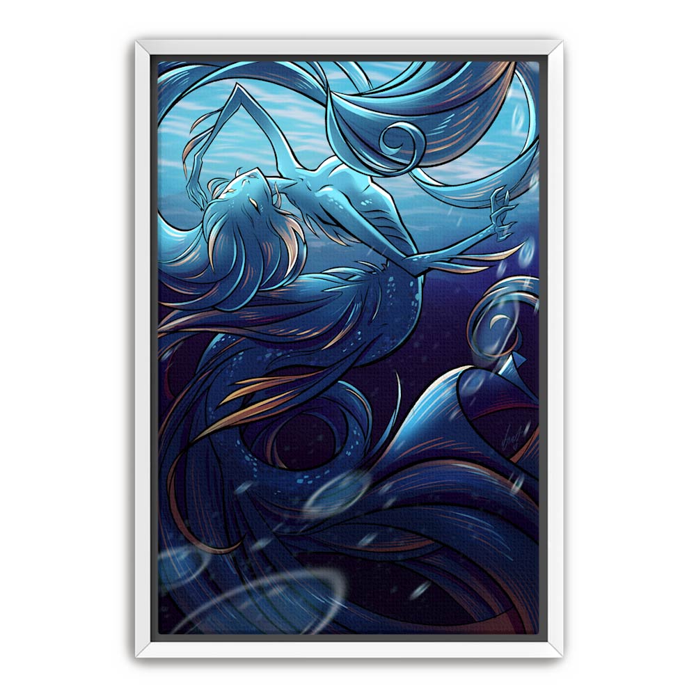 BLUE CASCADE | canvas print