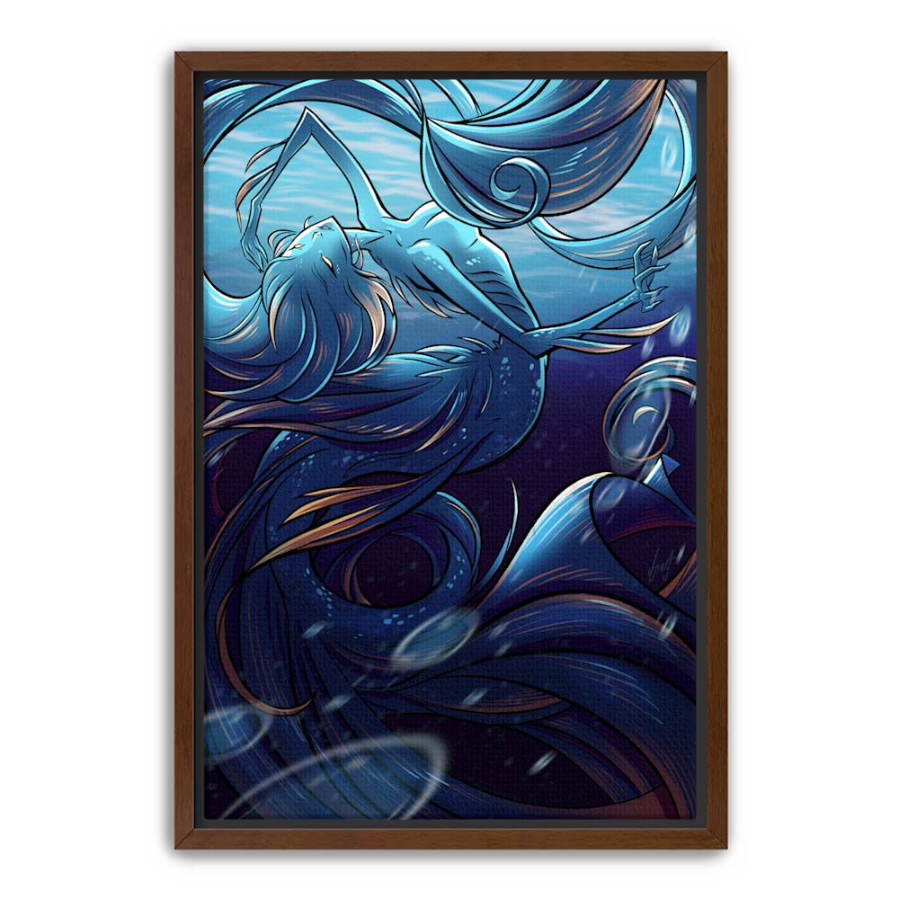 BLUE CASCADE | canvas print