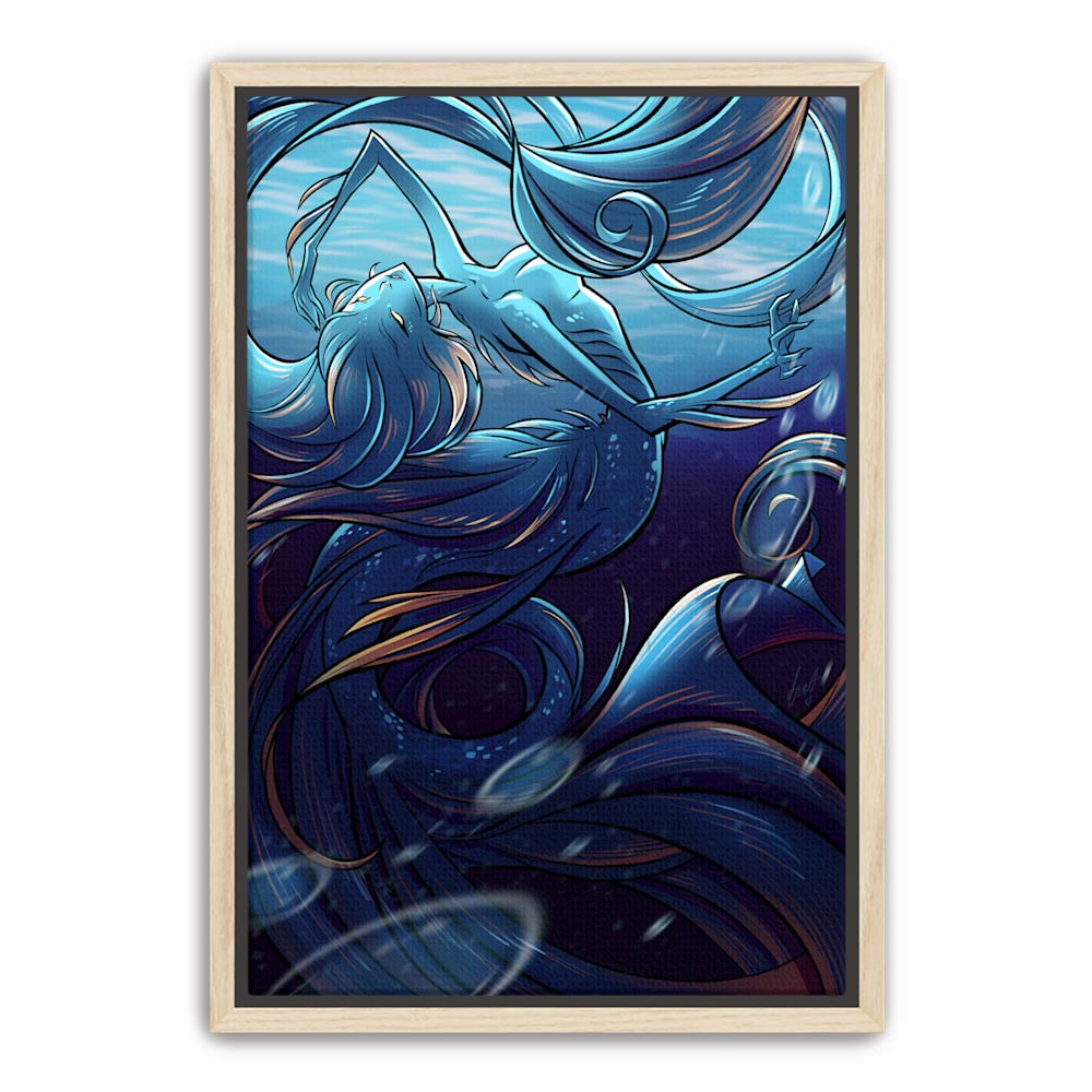 BLUE CASCADE | canvas print