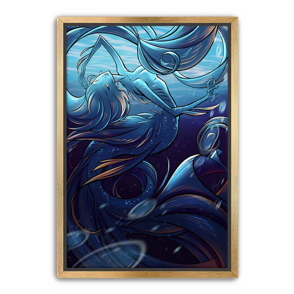 BLUE CASCADE | canvas print