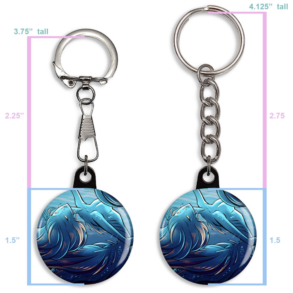 BLUE CASCADE | keychain