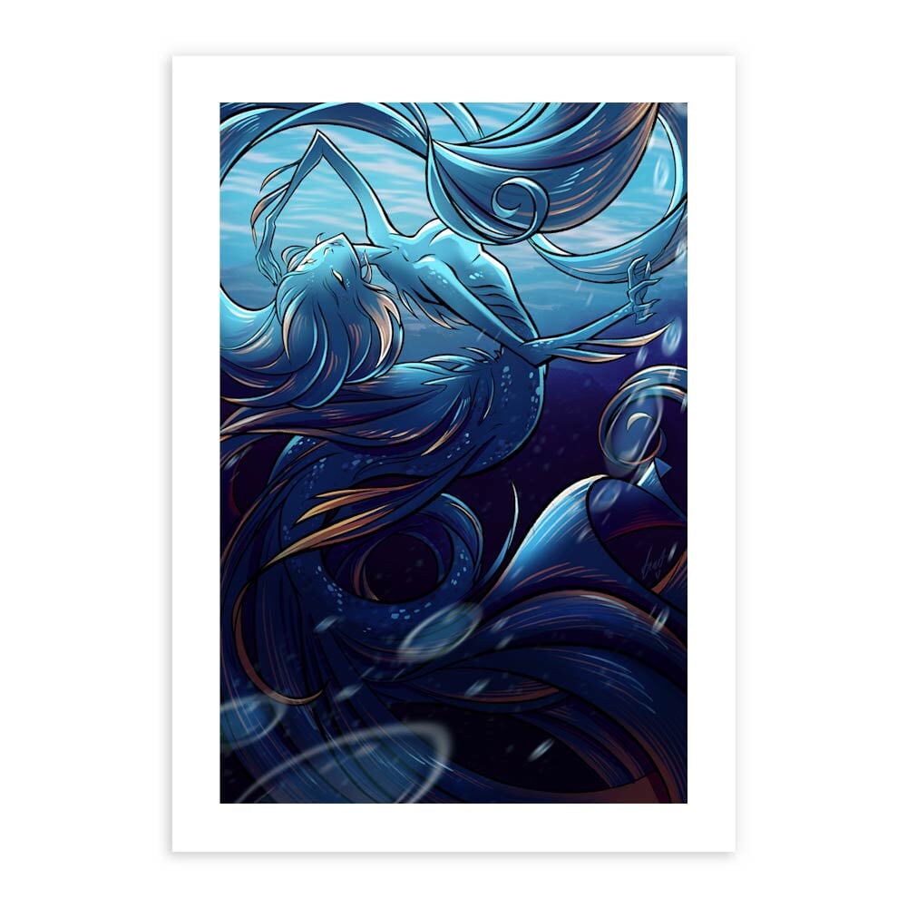 BLUE CASCADE | fine art print