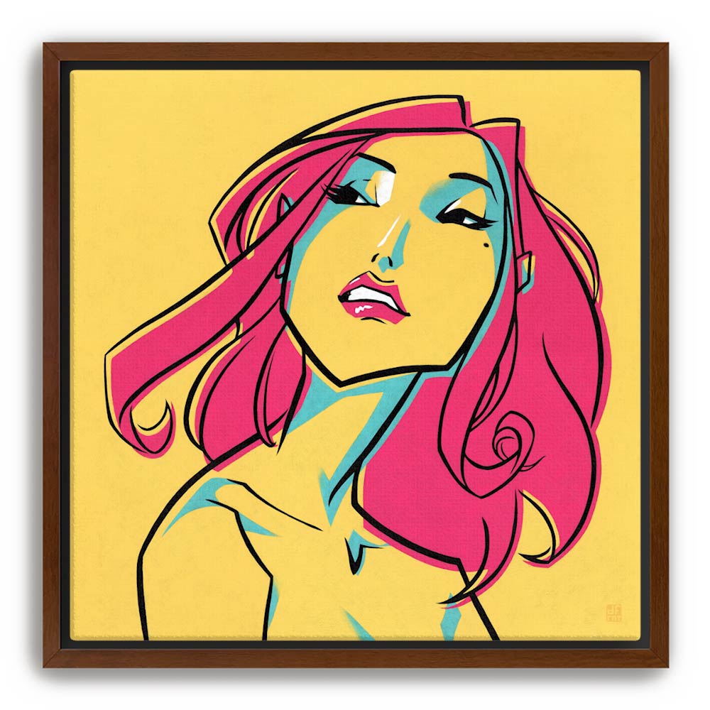 CMYK GIRL | canvas print