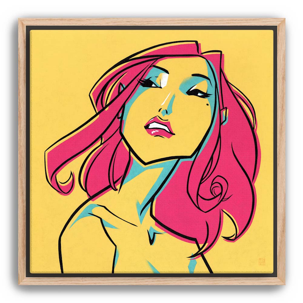 CMYK GIRL | canvas print