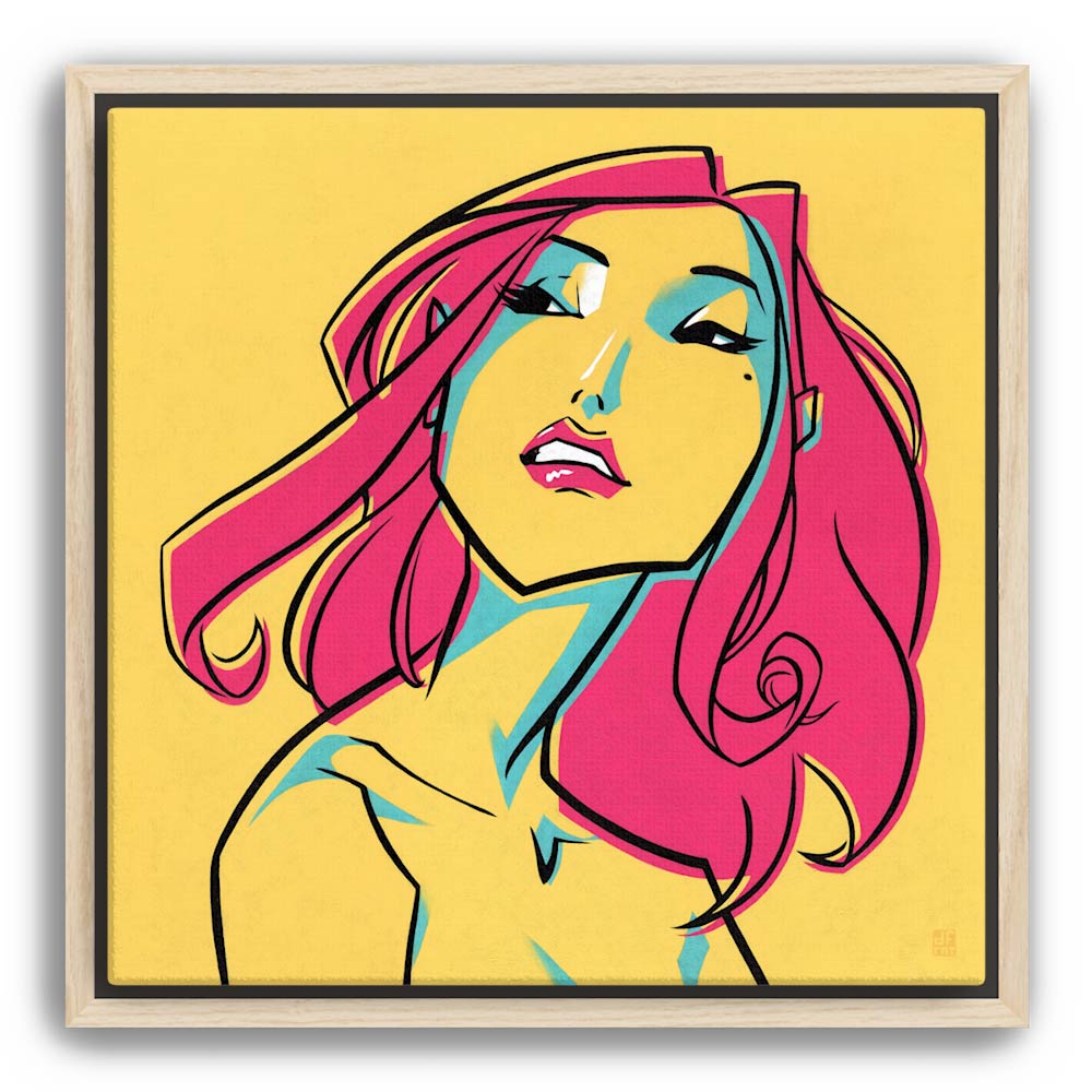 CMYK GIRL | canvas print