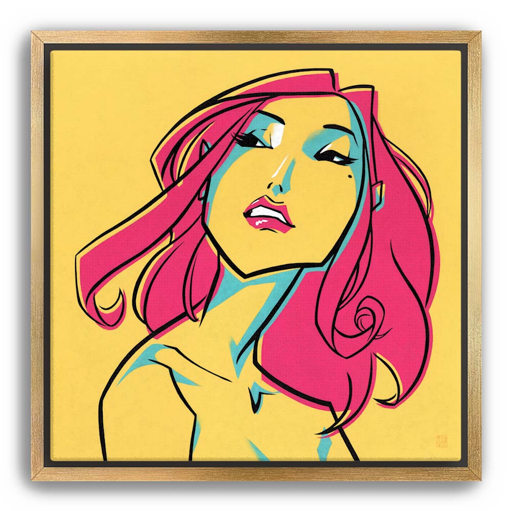 CMYK GIRL | canvas print