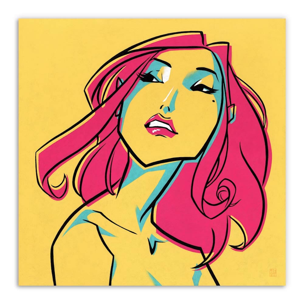 CMYK GIRL | fine art print