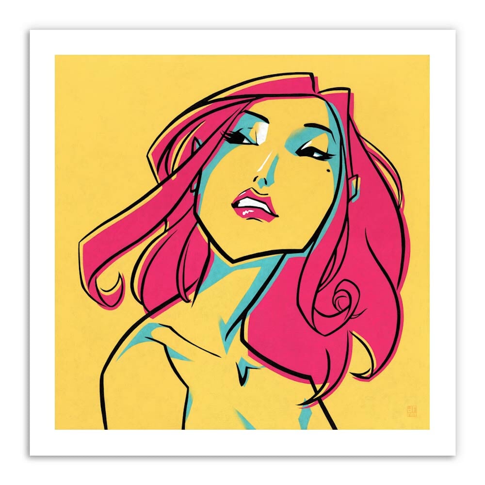 CMYK GIRL | fine art print