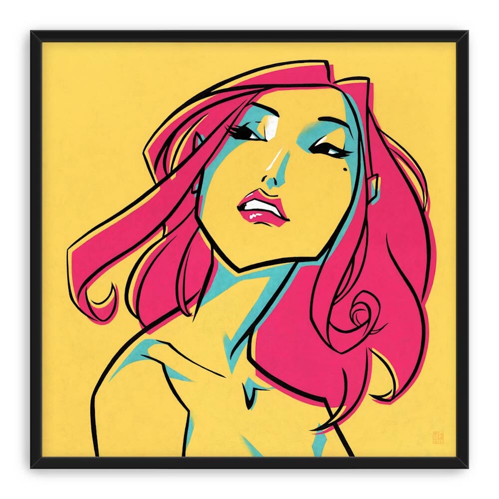 CMYK GIRL | fine art print