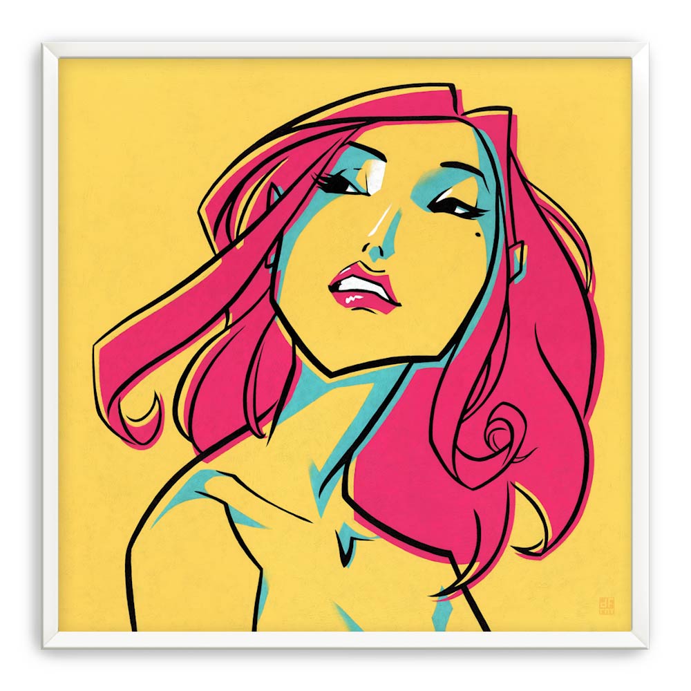 CMYK GIRL | fine art print