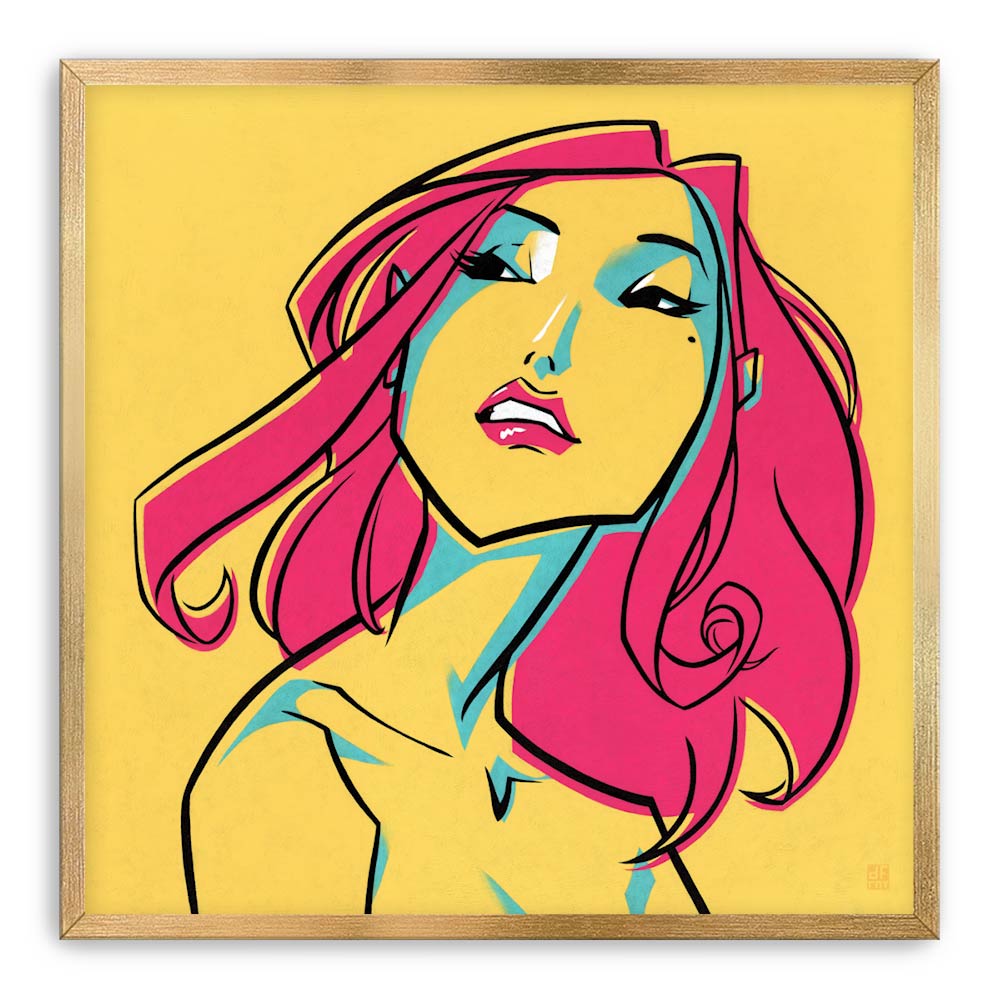 CMYK GIRL | fine art print