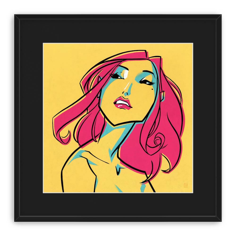 CMYK GIRL | fine art print