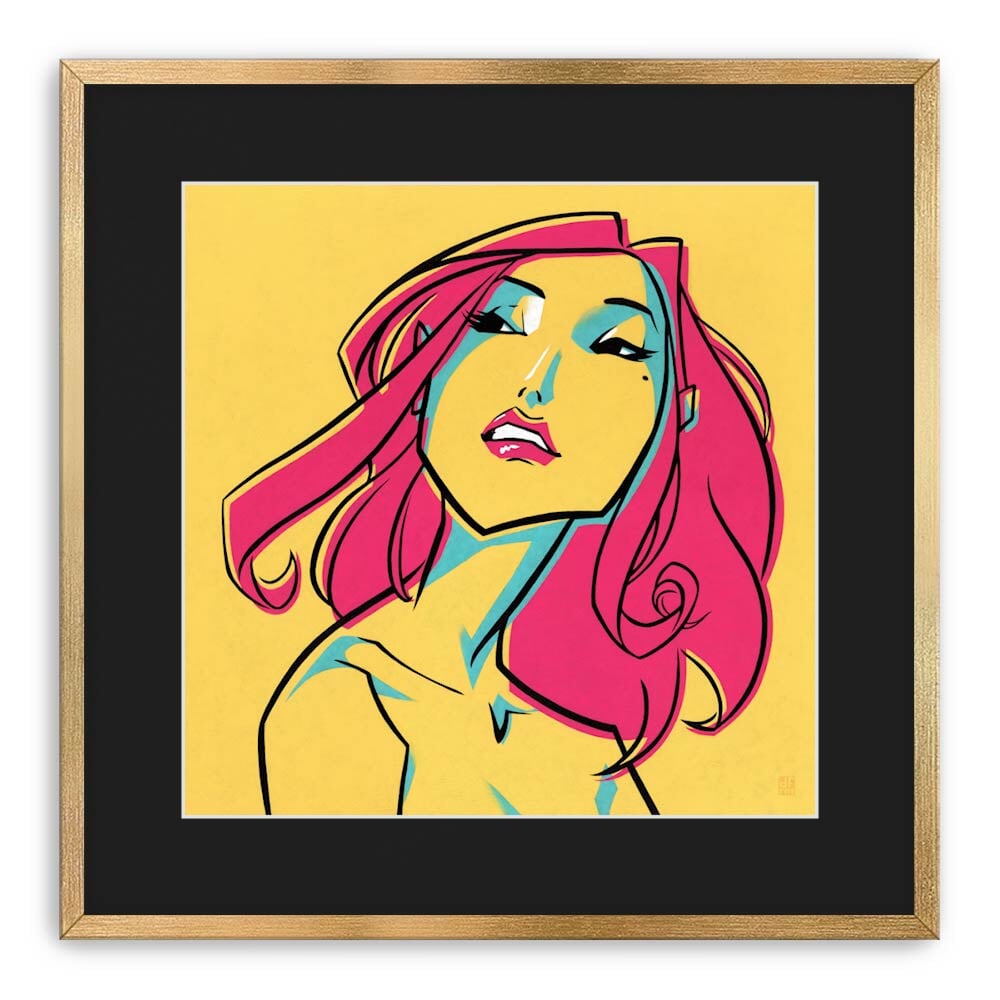 CMYK GIRL | fine art print