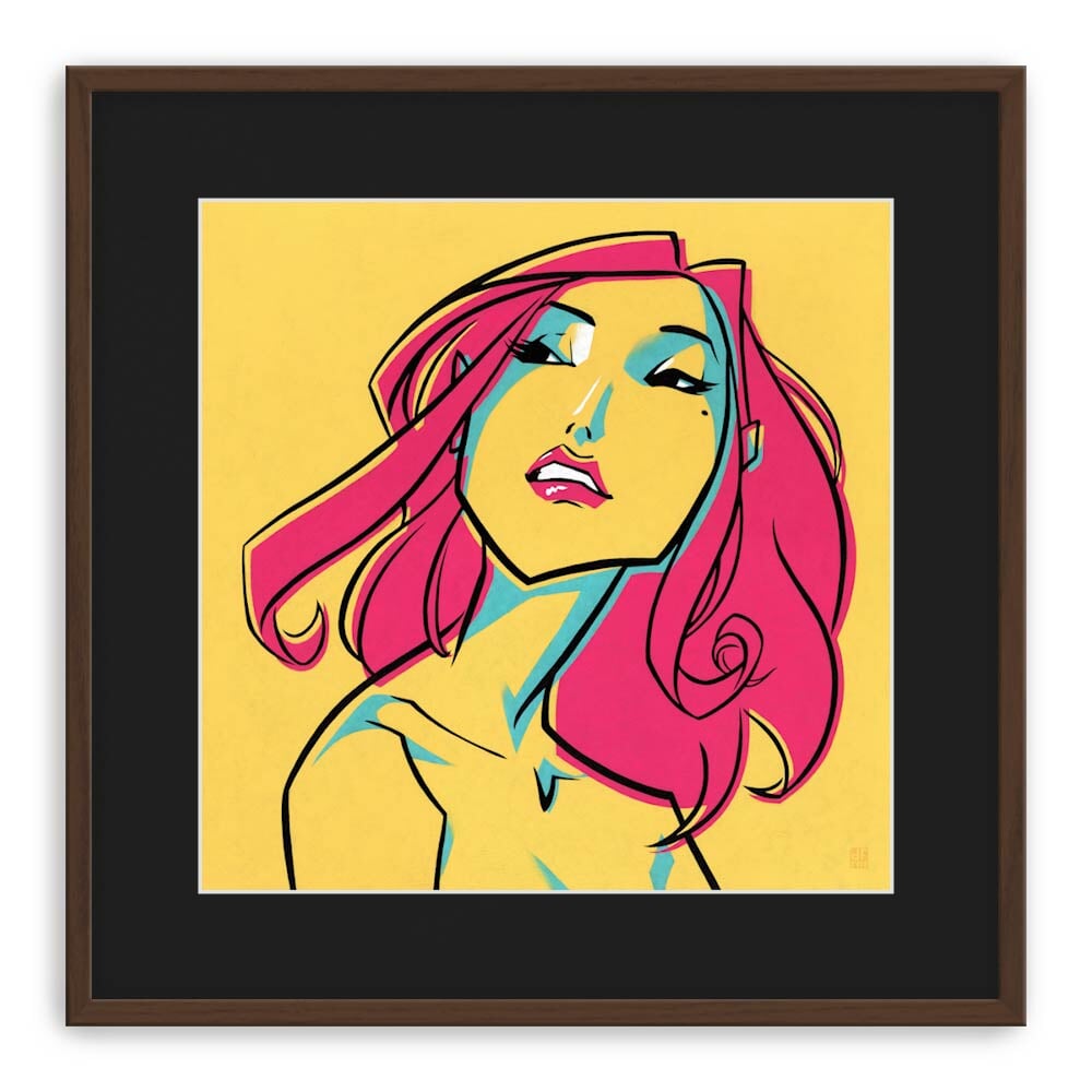 CMYK GIRL | fine art print