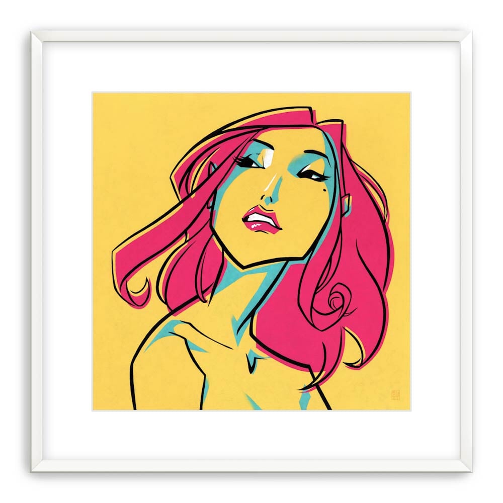 CMYK GIRL | fine art print