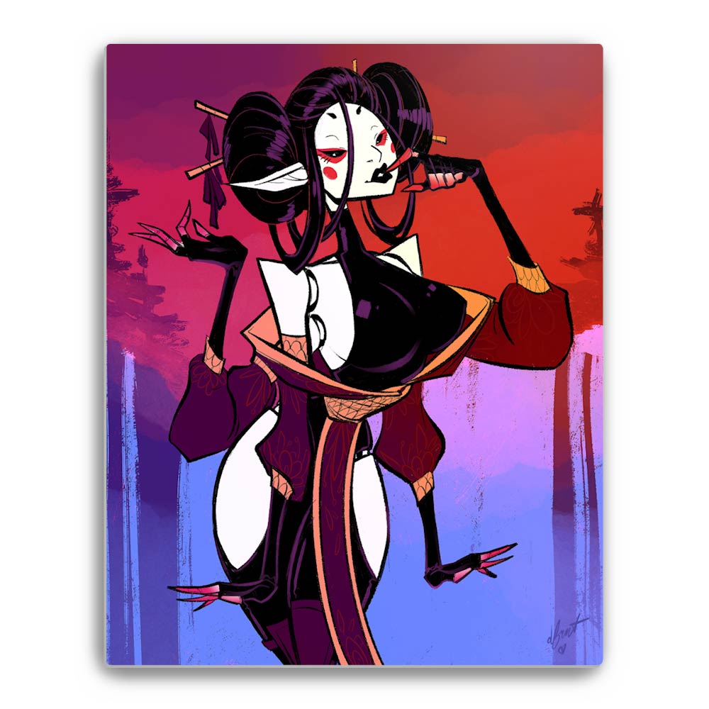 HINNAGAMI | metal print