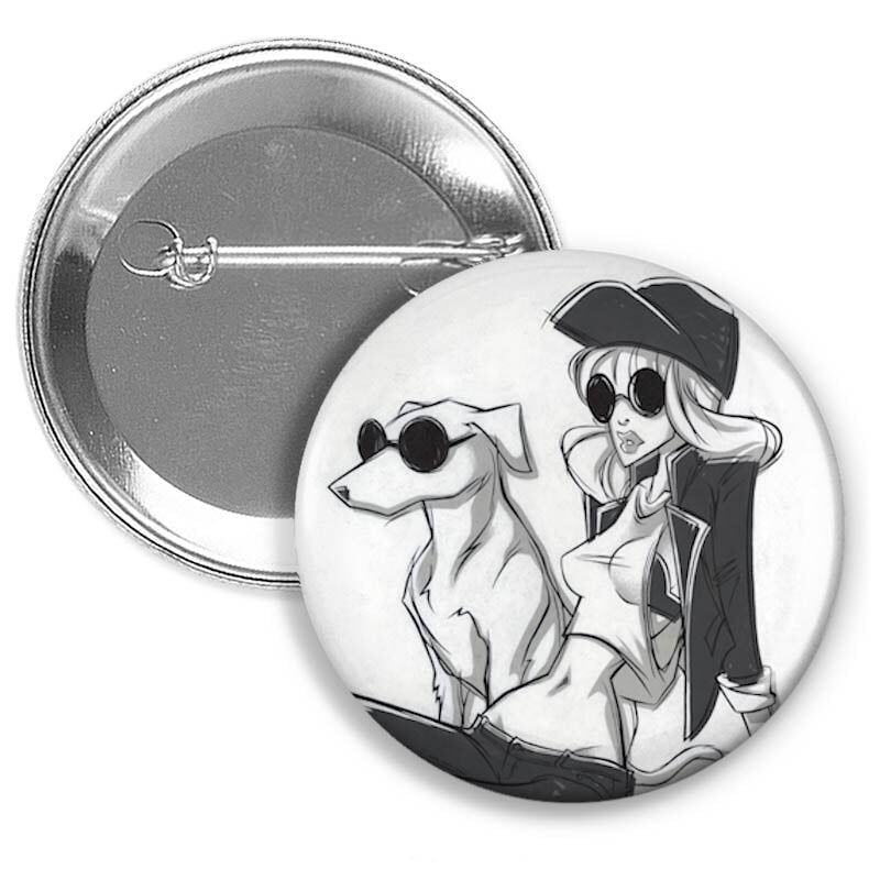 INCOGNITO | 1.5" button pin