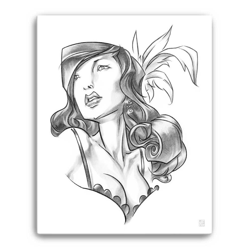 LEAD BURLESQUE | metal print