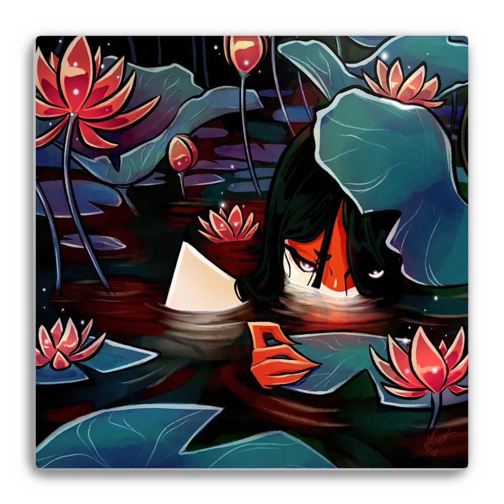 LILY | metal print