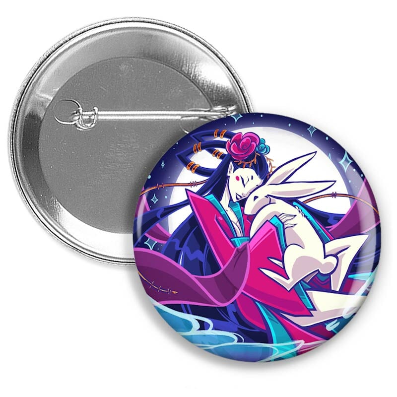 MOON GODDESS | 1.5" button pin