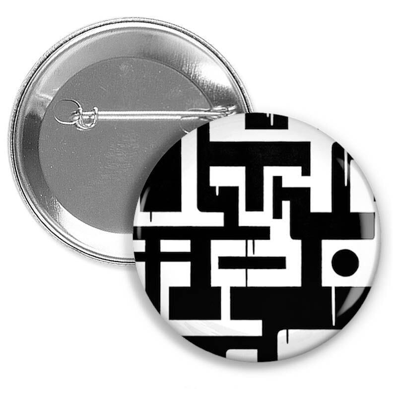 GLYPH 01 | 1.5" button pin