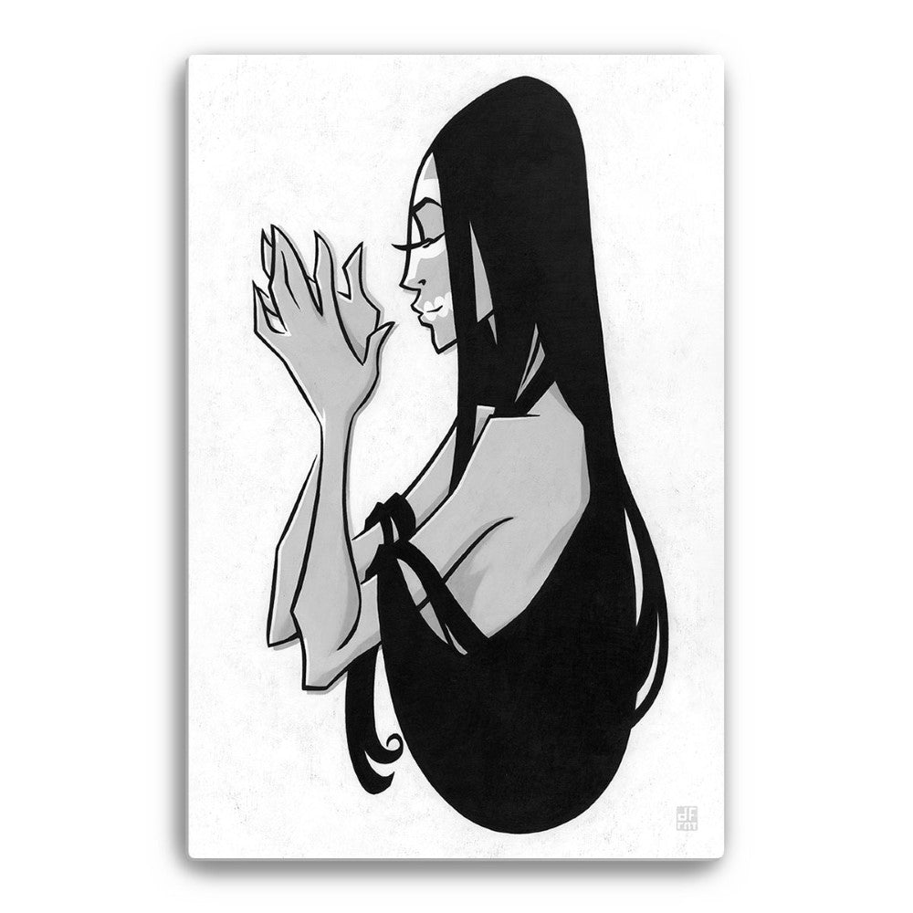 IN HER HANDS | metal print