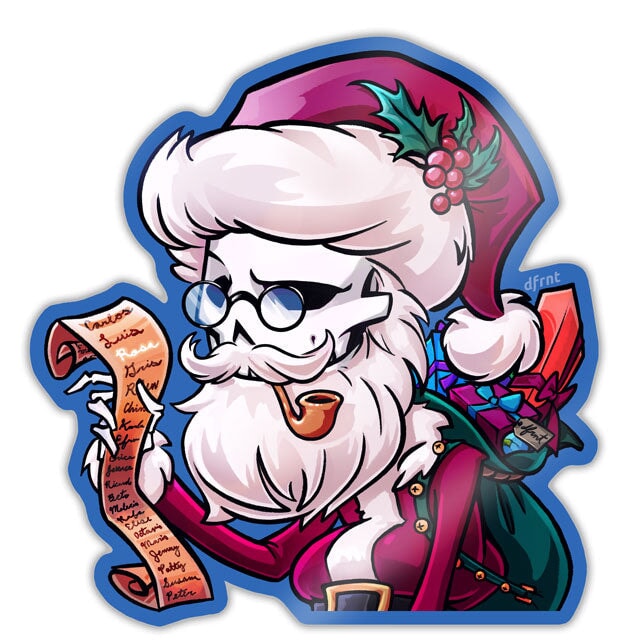 SANTA | vinyl sticker