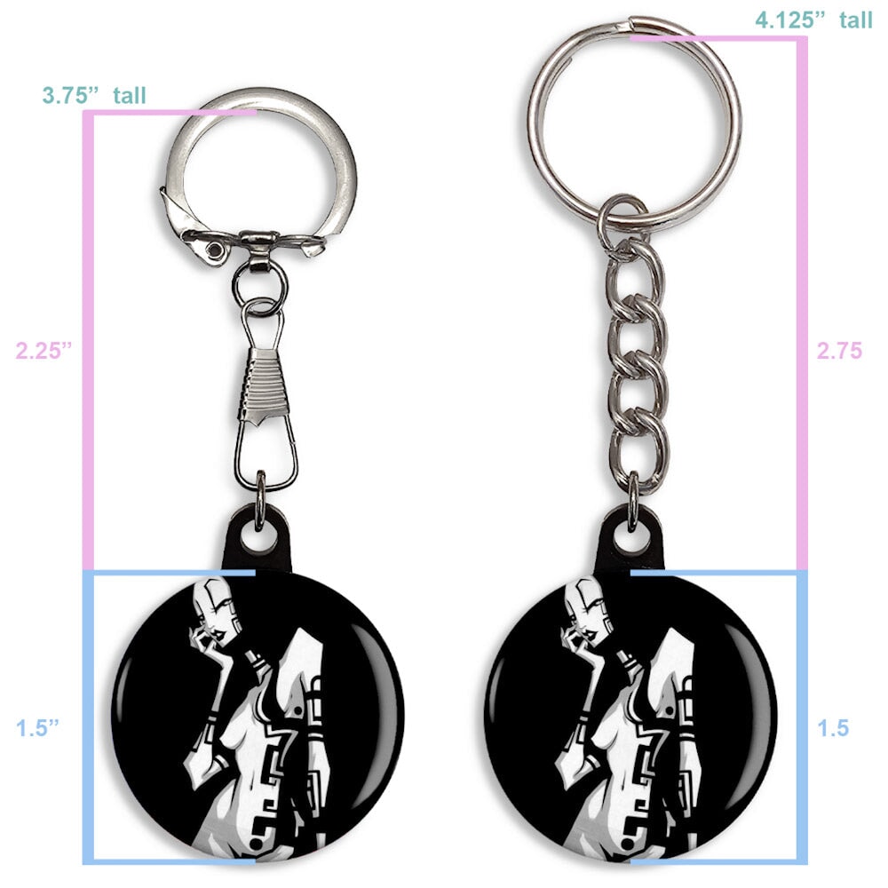 TATTOO GIRL ONE | keychain