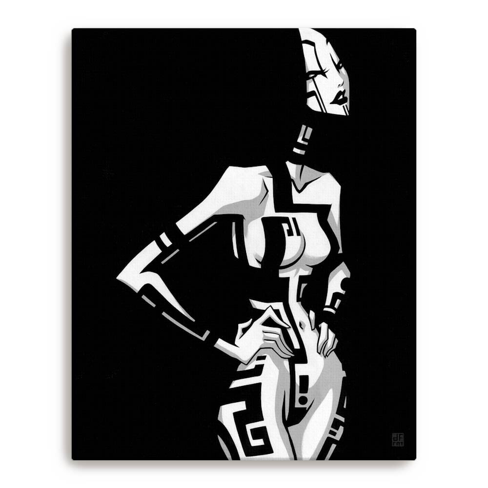 TATTOO GIRL THREE | canvas print