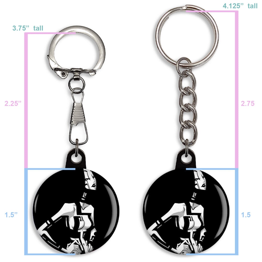 TATTOO GIRL THREE | keychain