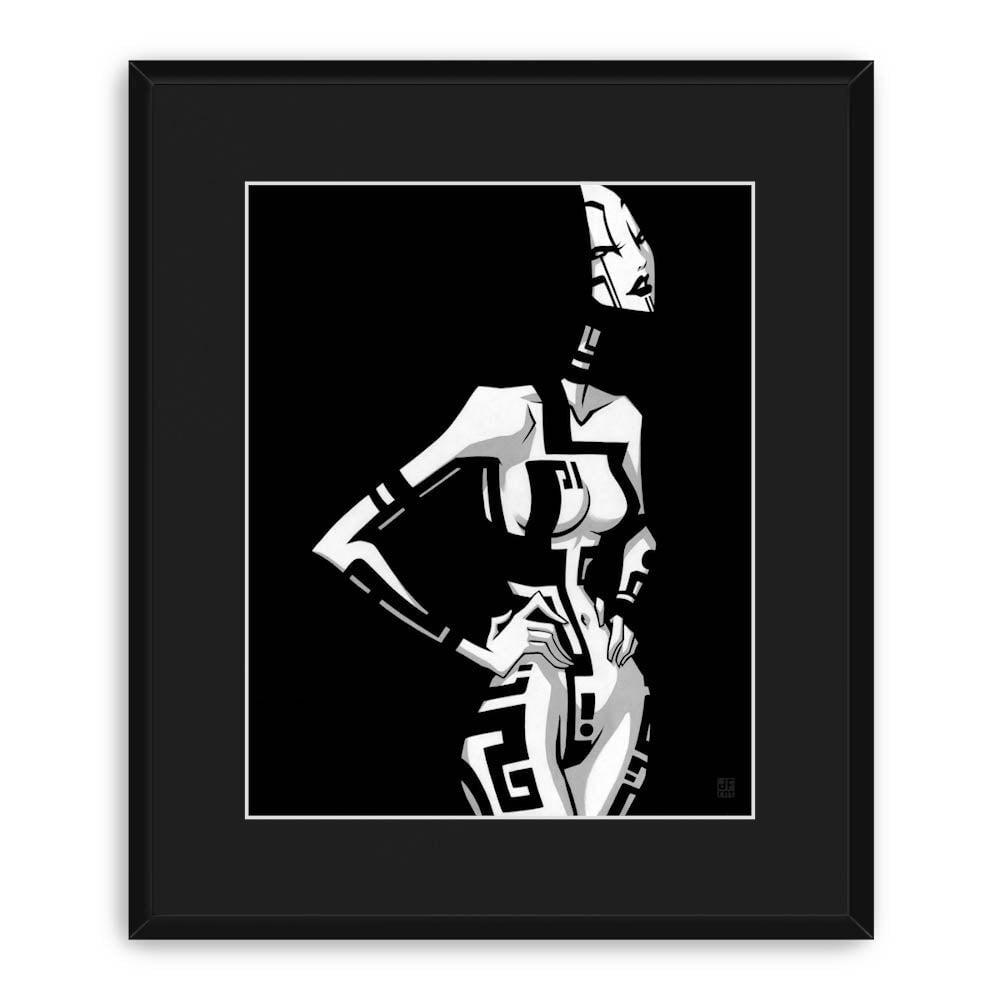 TATTOO GIRL THREE | fine art print