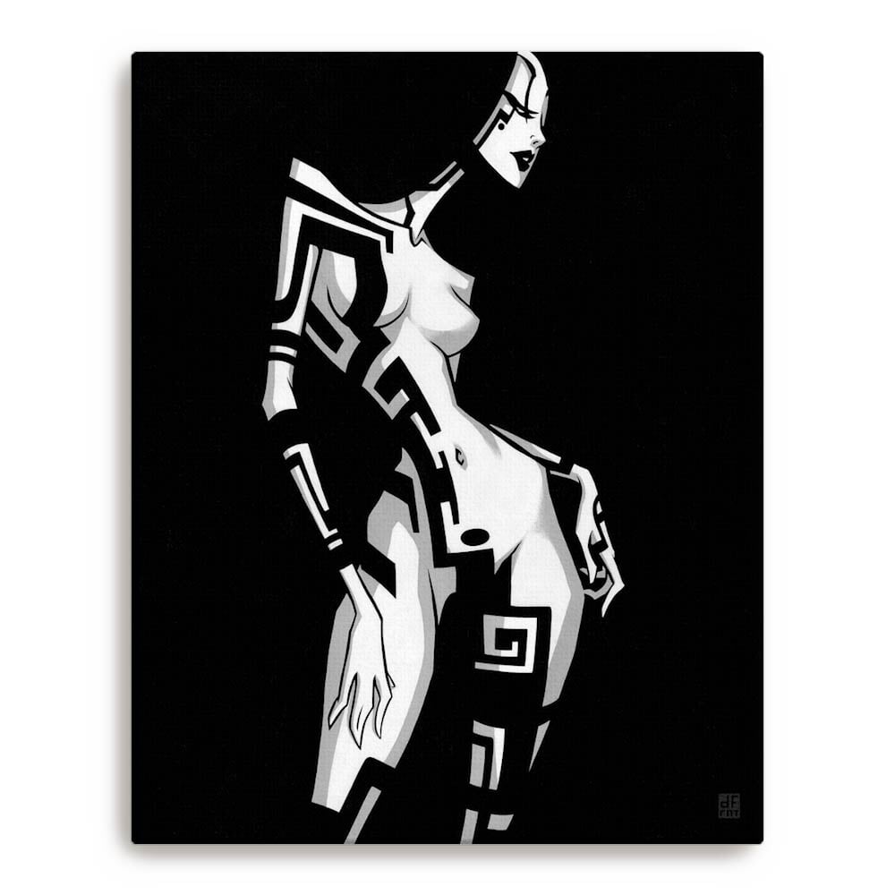 TATTOO GIRL TWO | canvas print