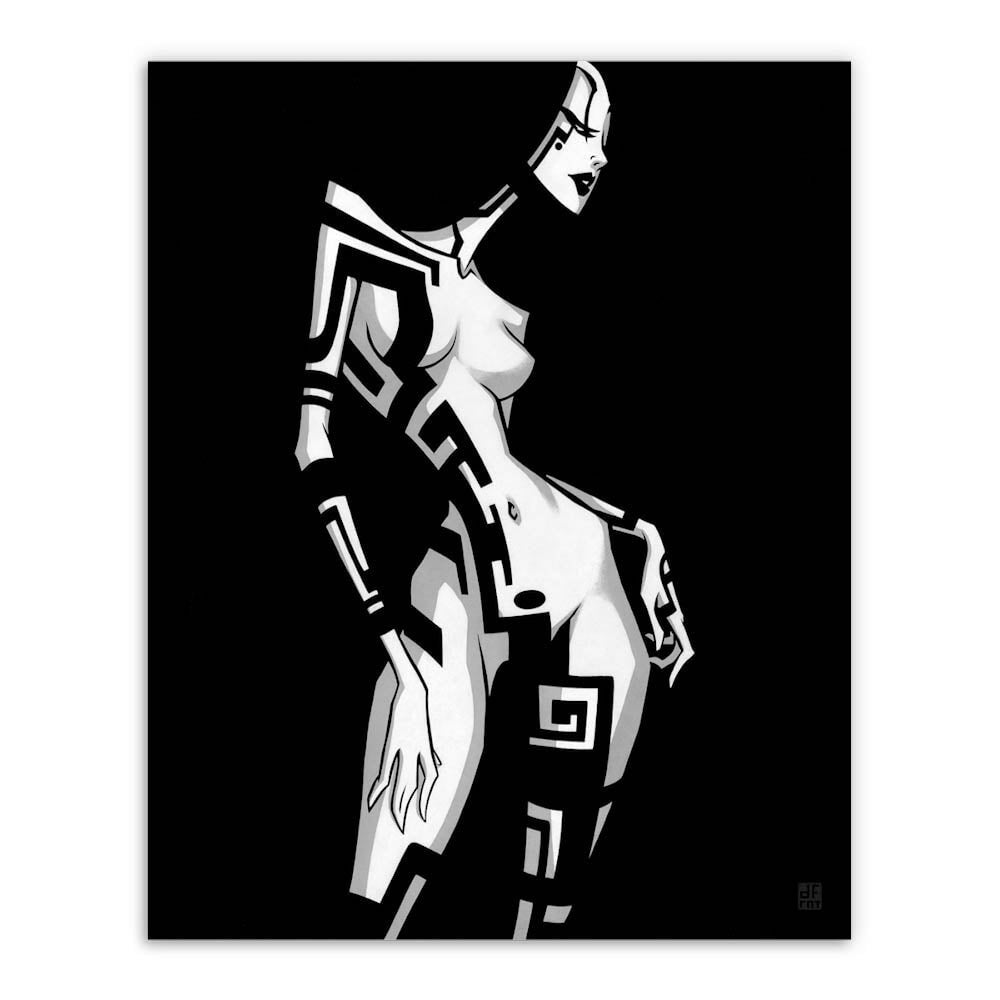 TATTOO GIRL TWO | fine art print