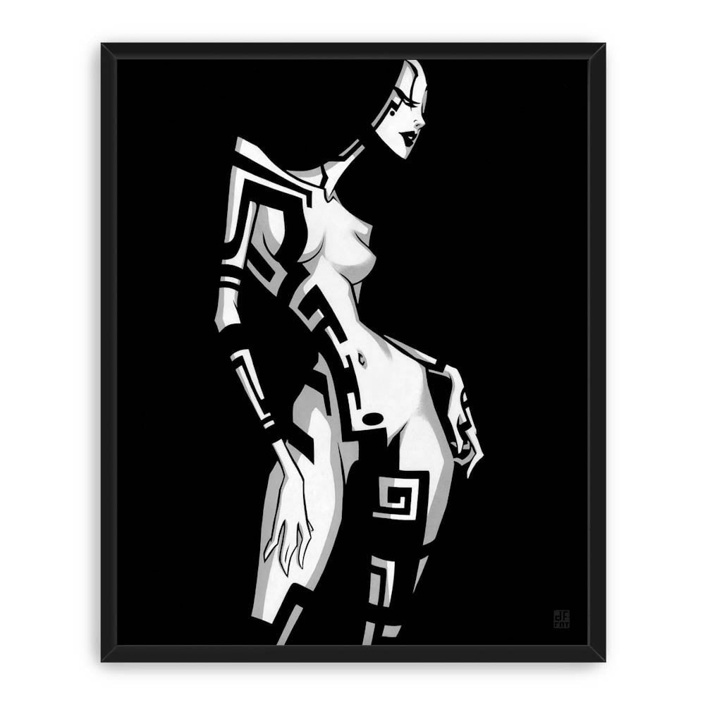 TATTOO GIRL TWO | fine art print