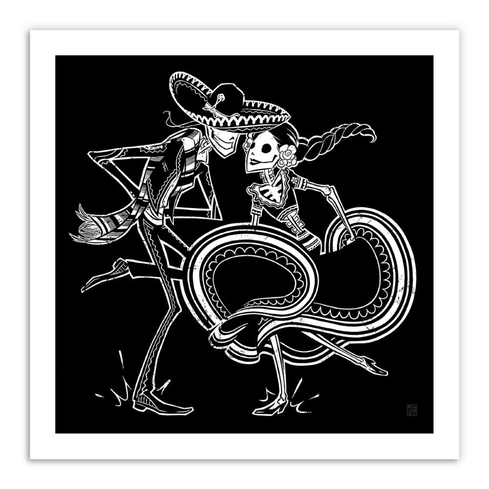 ZAPATEADO | BLACK | fine art print