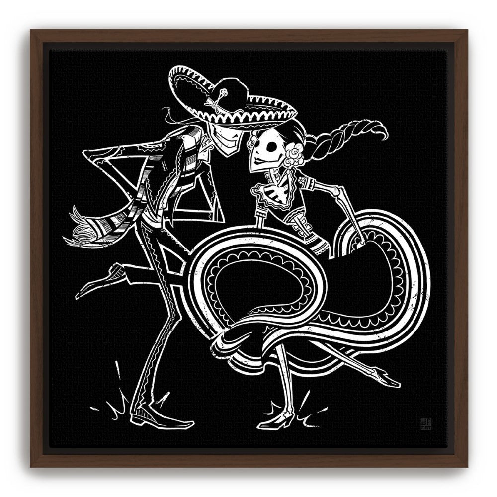 ZAPATEADO | BLACK | canvas print