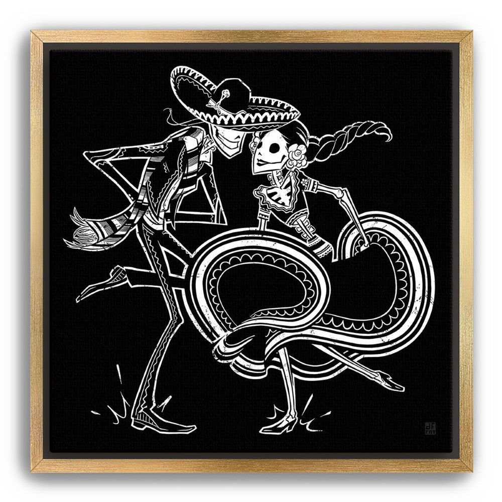 ZAPATEADO | BLACK | canvas print