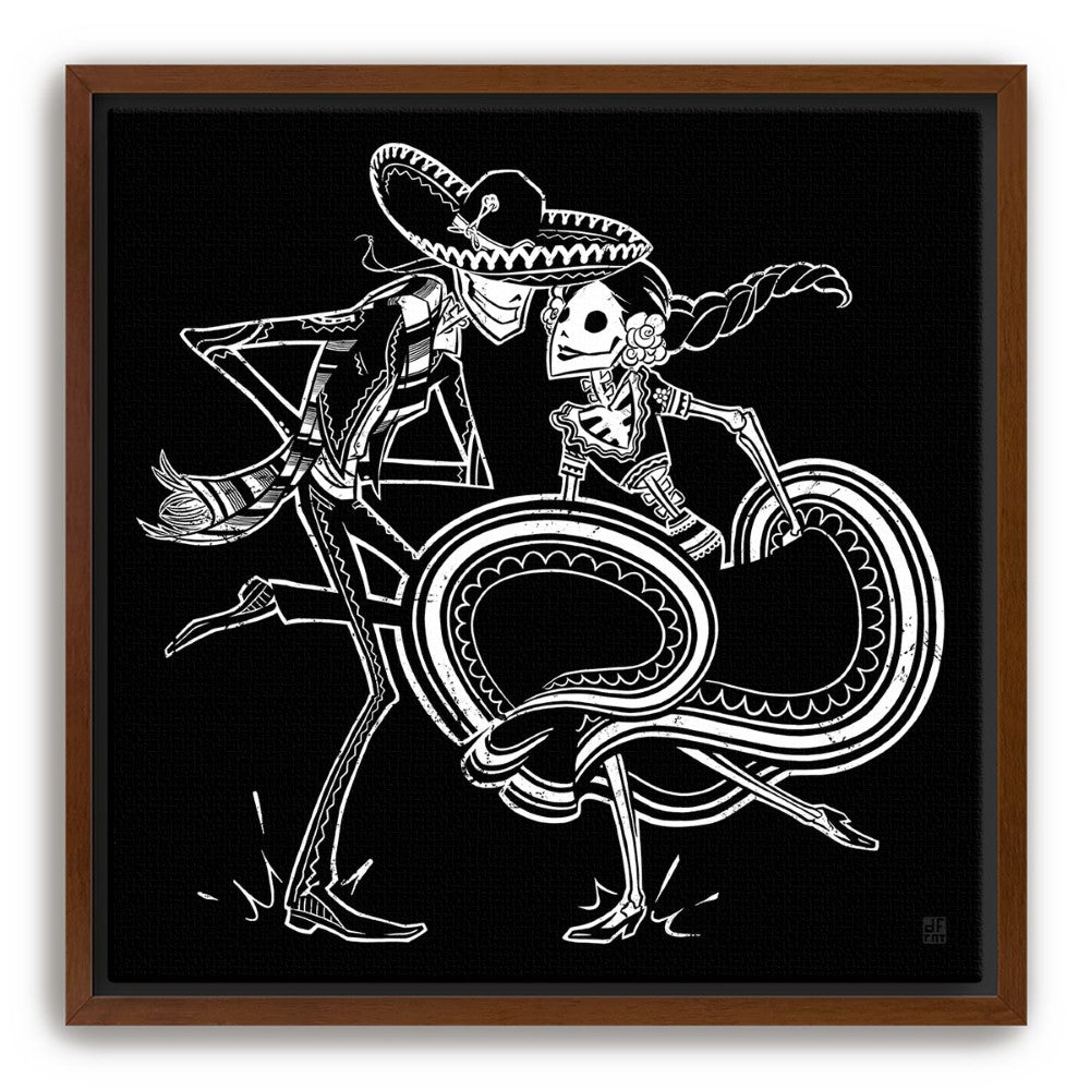 ZAPATEADO | BLACK | canvas print