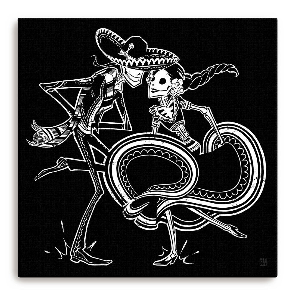 ZAPATEADO | BLACK | canvas print