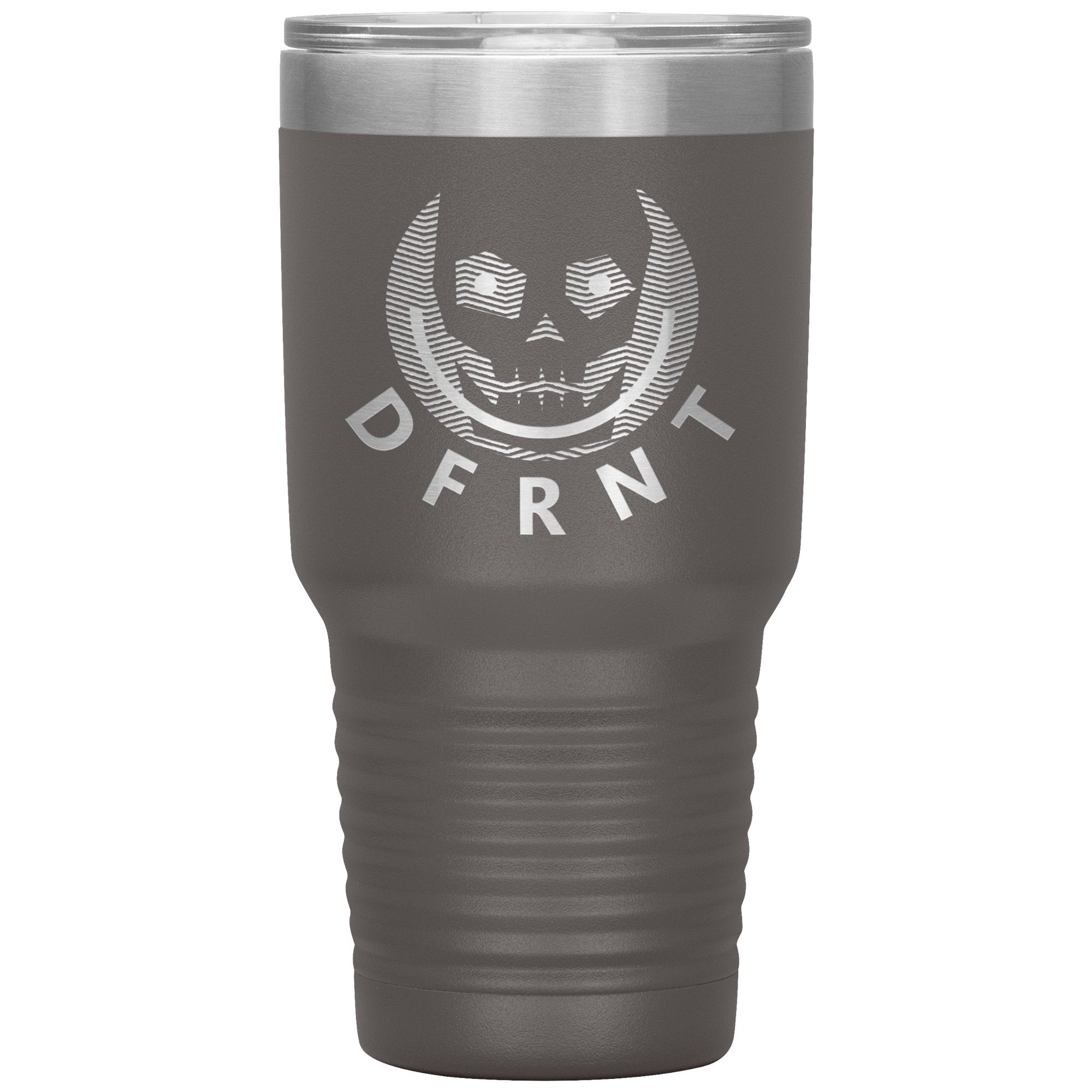 DFRNT HAPPY SKULL - 30 oz tumbler