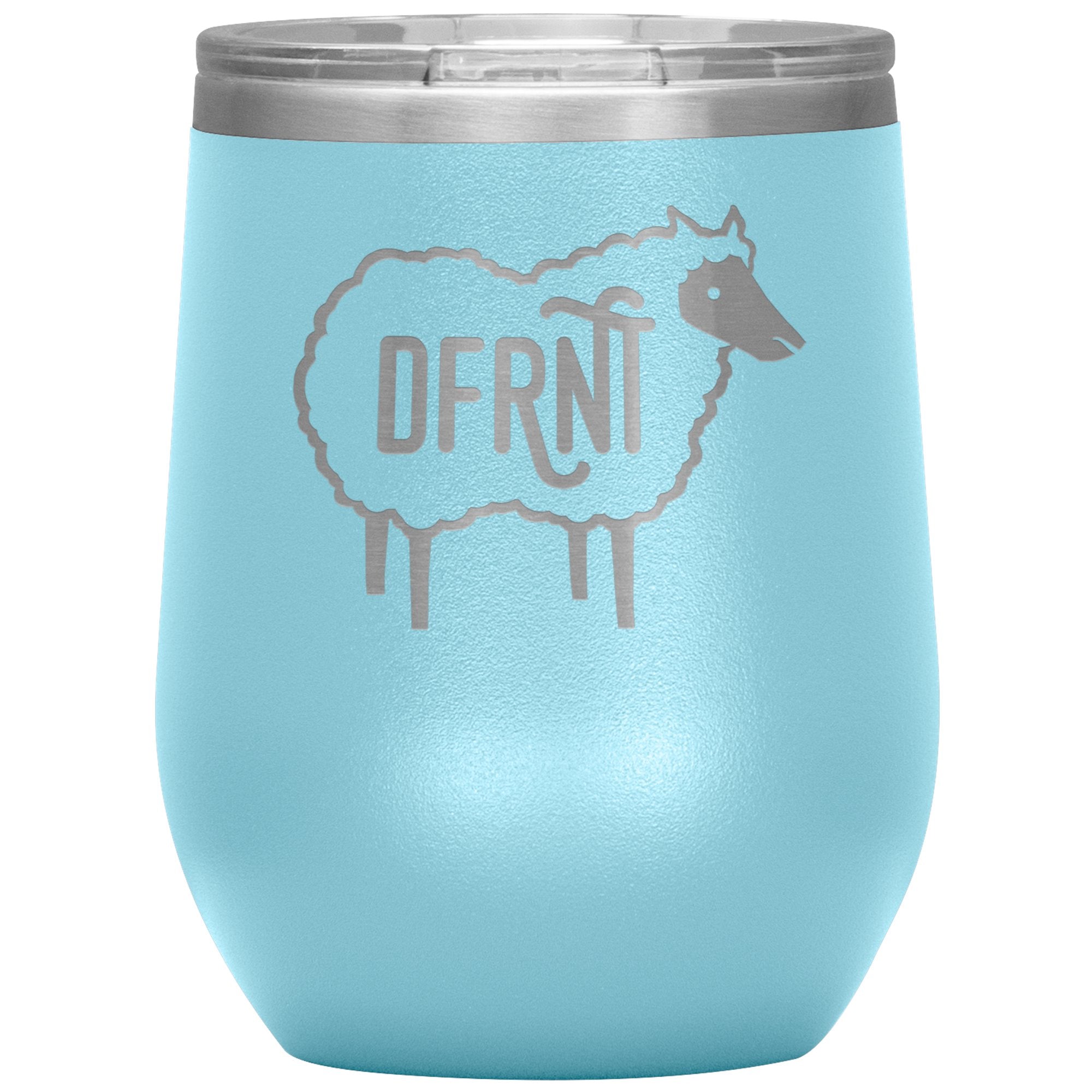 DFRNT BLACK SHEEP - 12 oz wine tumbler