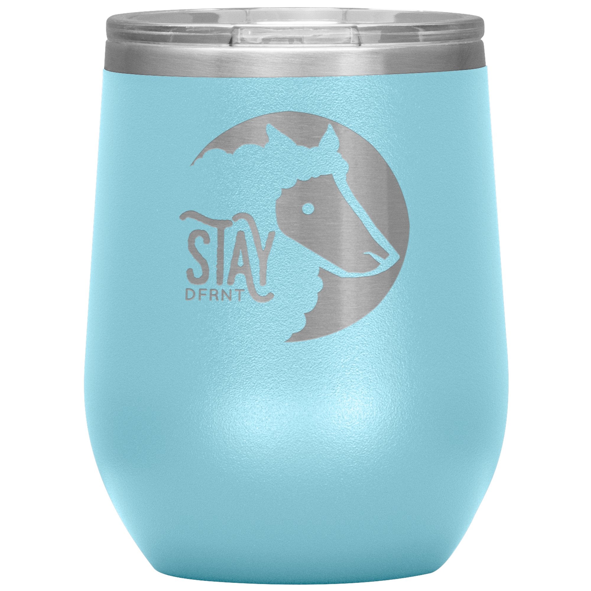 STAY DFRNT BLACK SHEEP - 12 oz wine tumbler