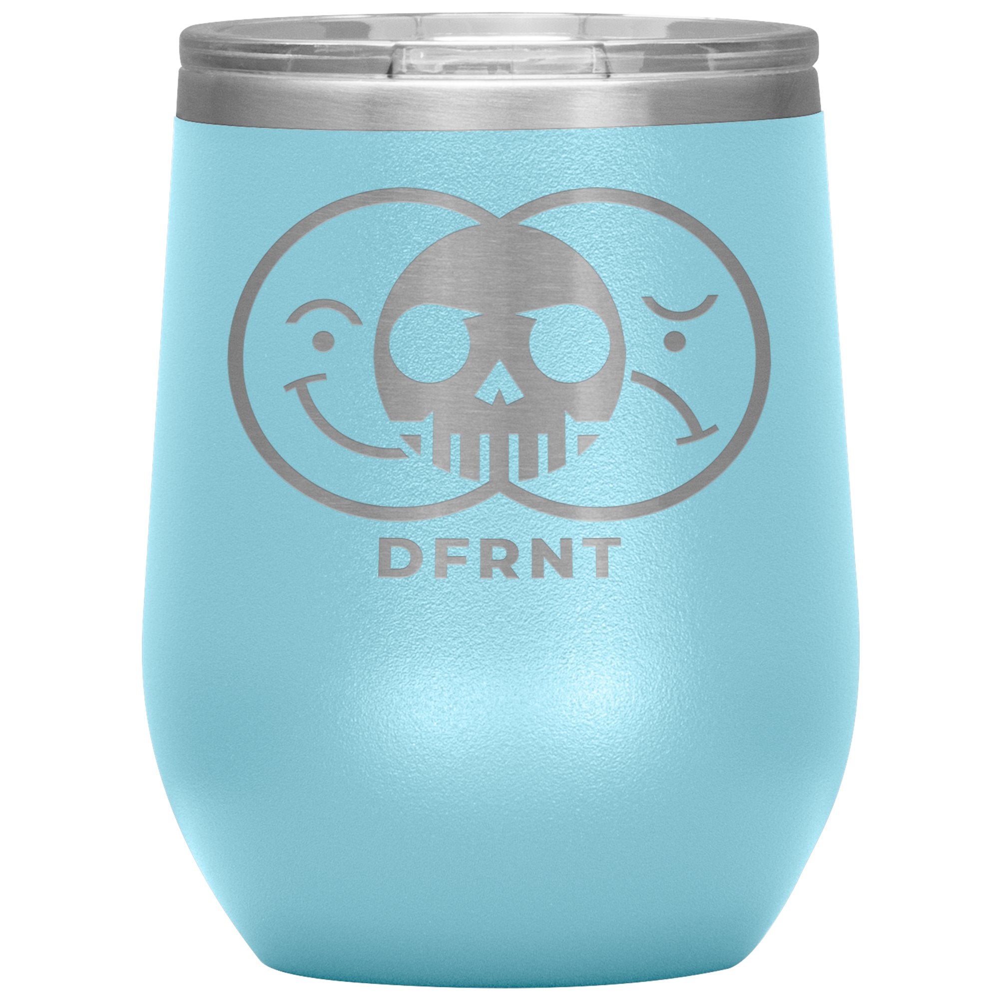 DFRNT LIFE SKULL | 12 oz wine tumbler