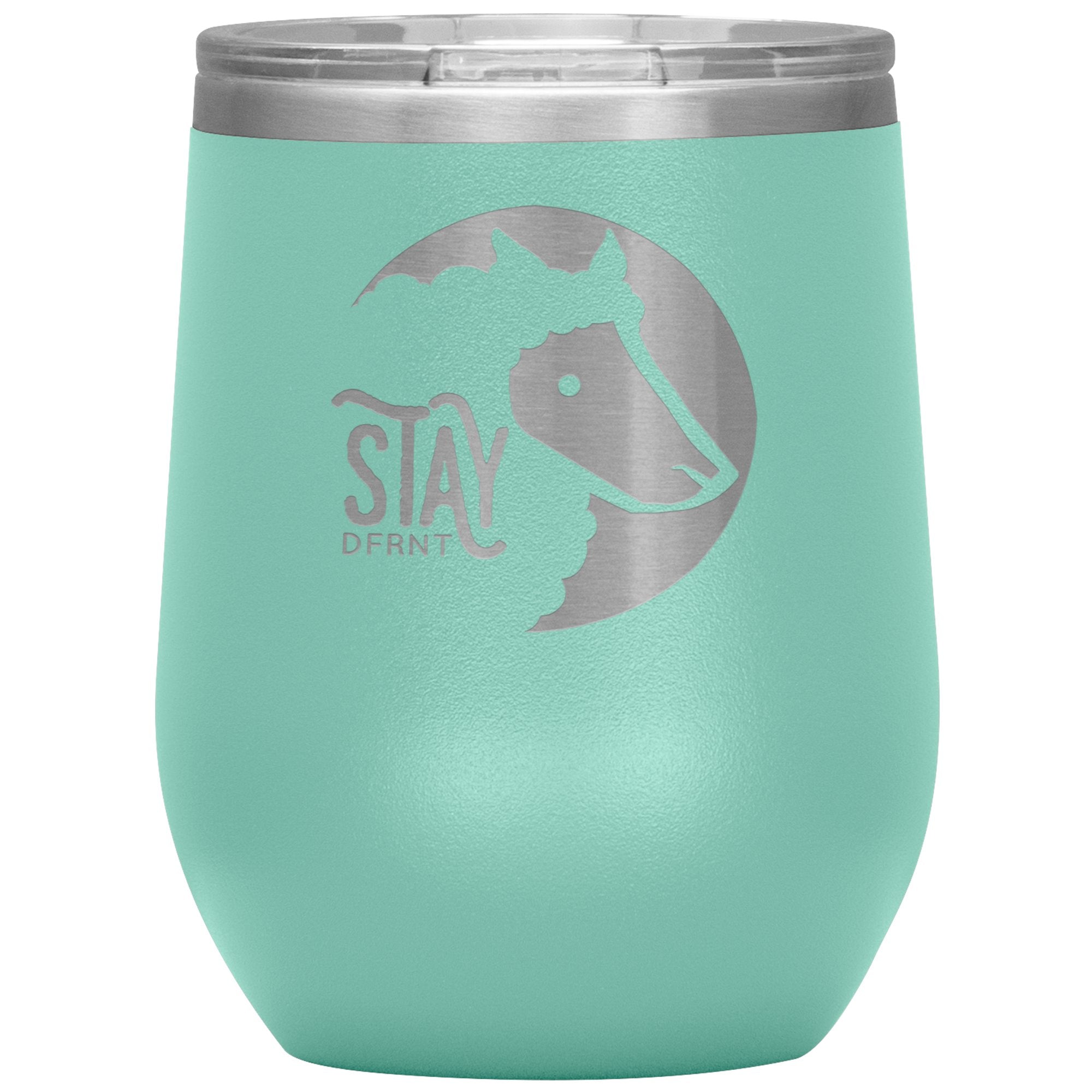 STAY DFRNT BLACK SHEEP - 12 oz wine tumbler