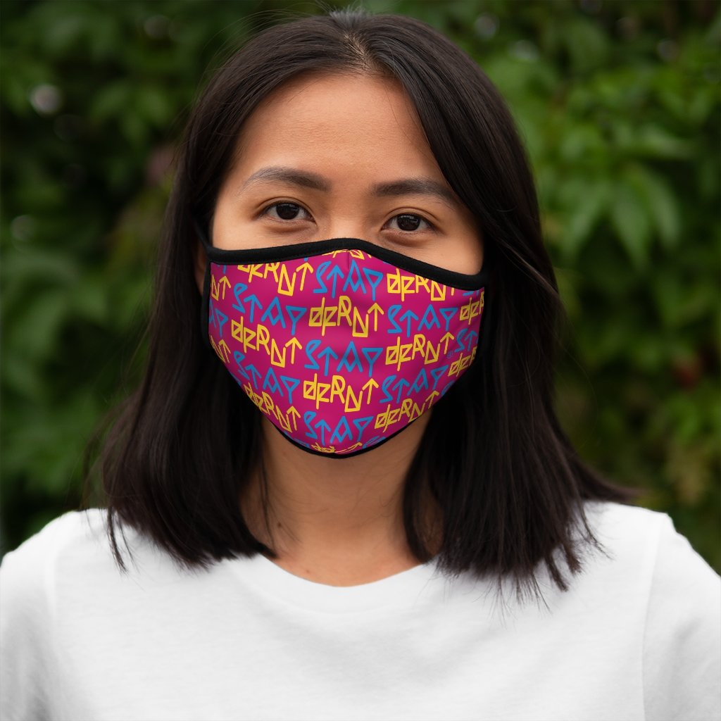 STAY DFRNT DECODED | CMYK | fitted face mask