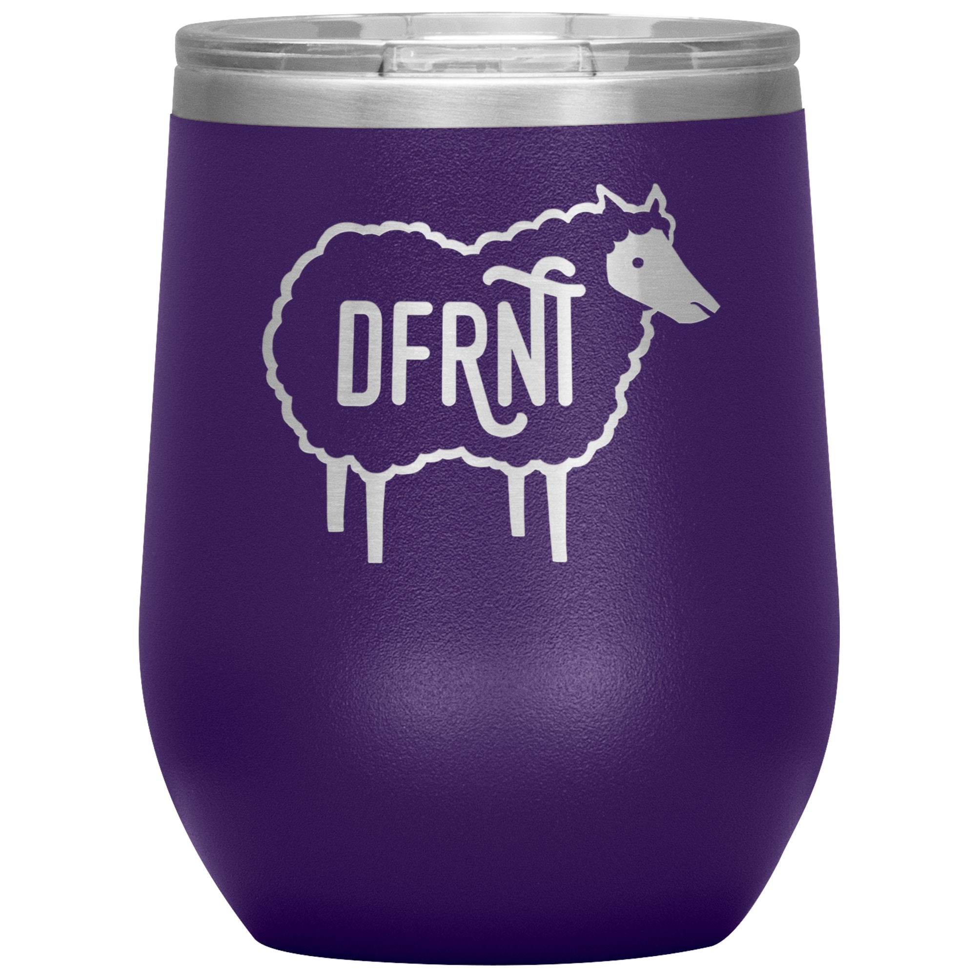 DFRNT BLACK SHEEP - 12 oz wine tumbler