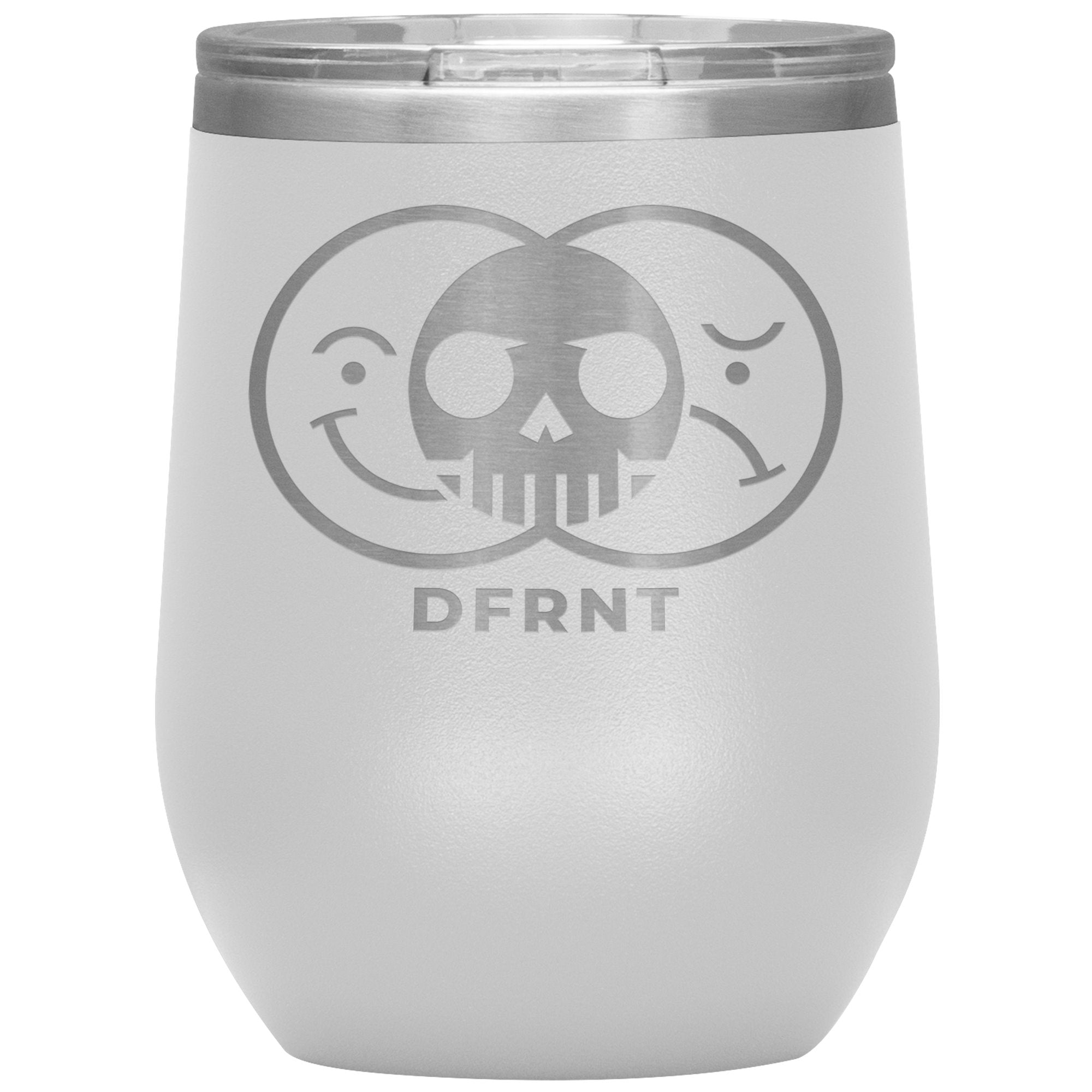 DFRNT LIFE SKULL | 12 oz wine tumbler