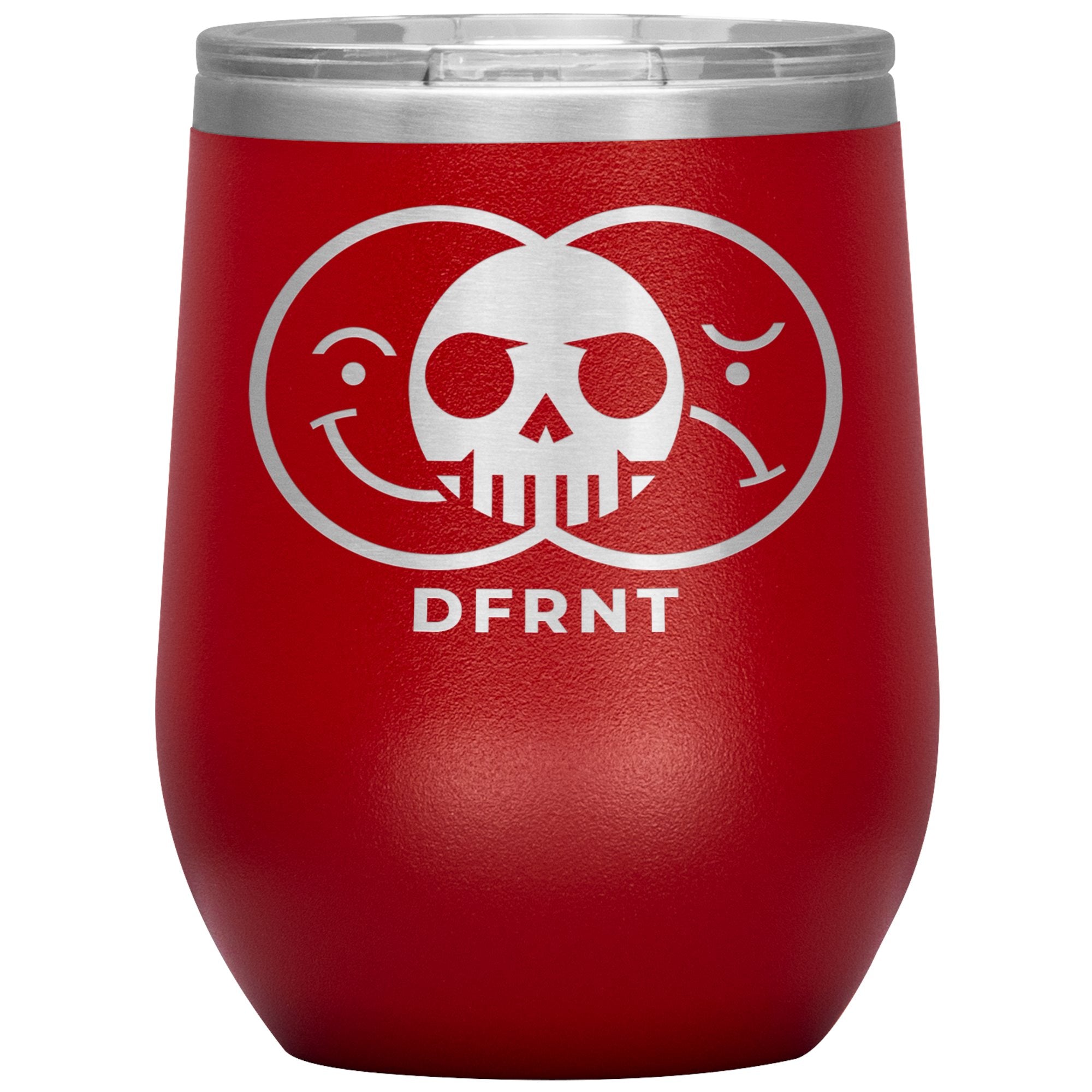 DFRNT LIFE SKULL | 12 oz wine tumbler