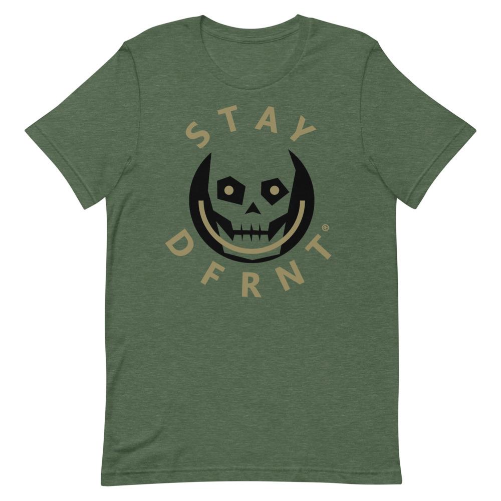 STAY DFRNT SKULL | KHAKI | t-shirt